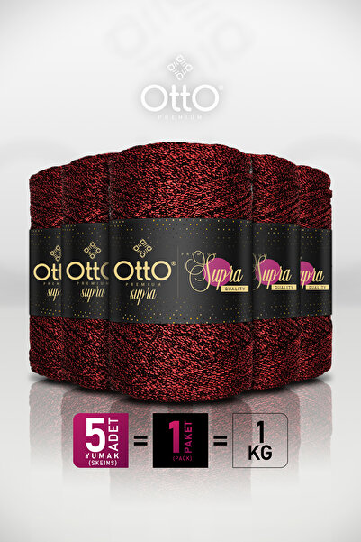 Otto Premium Simli Supra - Roșu - Pachet de 5 - 3mm/200gr/260m - Accesorii pe...