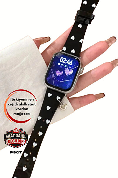PSGT Watch 2/3/4/5/6/7/8/9/Se 38-40-41mm S10/11(42) Uyumlu kalplı