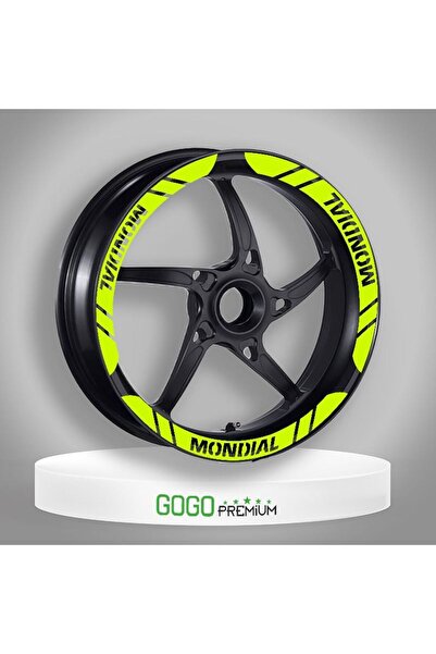 Gogo Mondial Drift 125 L Jant Şeridi Geniş Neon