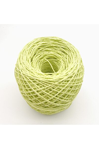 angel çanta aksesuar Φωσφορίζον Πράσινο Χρώμα 100 γρ. Τυλιγμένο Χάρτινο Νήμα