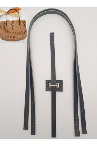 angel çanta aksesuar Σετ τσάντας Angel Black Leather Bridge Interlocking - Αξ...