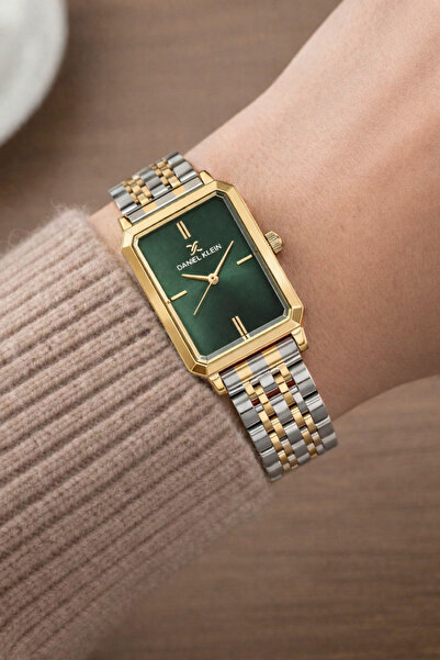 Daniel Klein مستطيل حالة خمر نموذج المرأة المعادن الحبل ساعة اليد