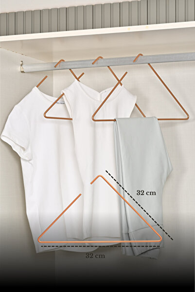 Edora Home Κρεμάστρα ρούχων σε σχήμα τριγώνου, κρεμάστρα για μπλουζάκια, πουκ...