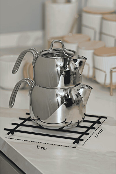 Edora Home Μαύρο ματ Nihale - Επίπεδη ράβδος, πυρίμαχο, μαξιλαράκι πάγκου, αν...