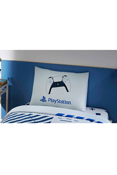 Taç Out Zorluteks Playstation Patterned 100% Cotton Fabric 1 Piece Pillowcase...