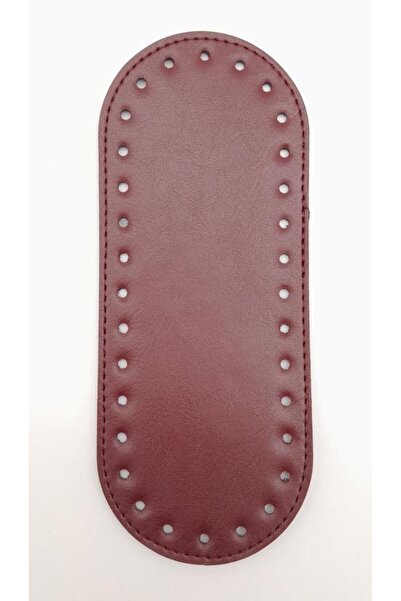 angel çanta aksesuar Βάση τσάντας από συνθετικό δέρμα μπορντό 20Χ8 εκ. Οβάλ