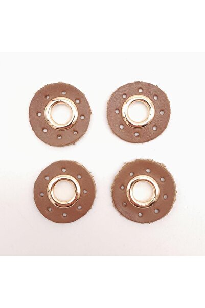 angel çanta aksesuar Γαλακτώδες Καφέ Πραγματικό Δέρμα 4 τεμαχίων με οπές για ...