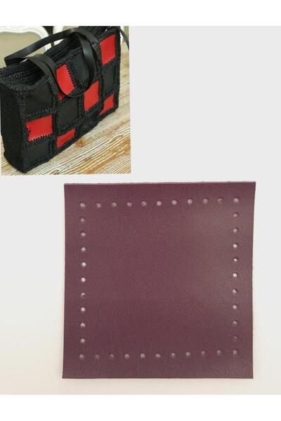 angel çanta aksesuar 10x10 cm kvadratna umjetna koža ljubičaste boje 1 komad
