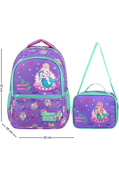 Waddell Τσάντα δημοτικού σχολείου με άδεια χρήσης με μοτίβο γοργόνας με τσάντ...