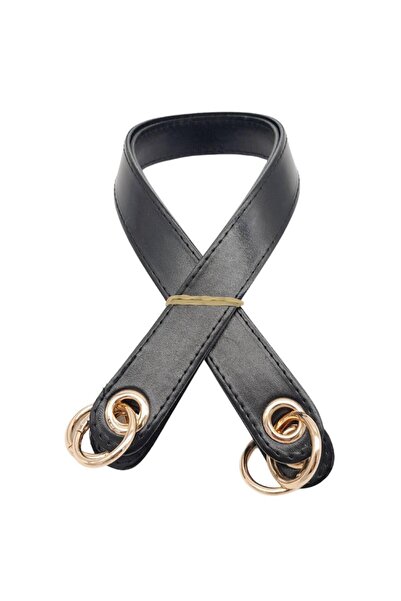 angel çanta aksesuar Λουστρίνι γυαλιστερή διπλή τσάντα με μάτια πουλιού - Μαύ...