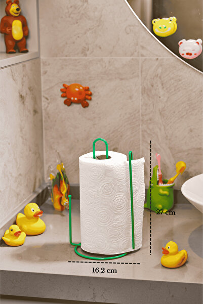 Edora Home Yılbaşı Yeşil Ayraçlı Kağıt Havluluk Rulo Havluluk Peçetelik 25 Cm...