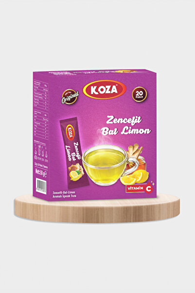 Koza Gurmelerin Seçimi Pratik Lezzet Zencefil Bal Aromalı Sıcak İçim Premium ...
