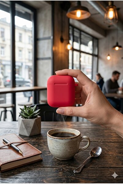 Ithink AIRPODS 2. NESİL KULAKLIK KILIFI KIRMIZI