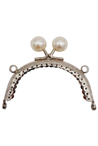 angel çanta aksesuar Αξεσουάρ Angel Bag 8,5 cm Πορτοφόλι Οβάλ με Πέρλες Κλιπ ...