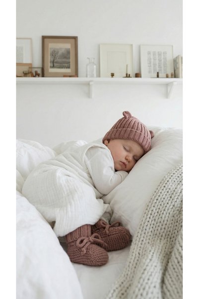 Bienvenu Baby ORGANIC COTTON KULAKLI BERE