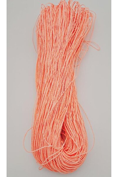 angel çanta aksesuar Χάρτινο νήμα χρώματος σολομού 500 γρ.