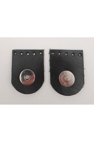 angel çanta aksesuar Μαύρο πραγματικό δέρμα μονής φύτευσης μαγνήτης με ασημί ...