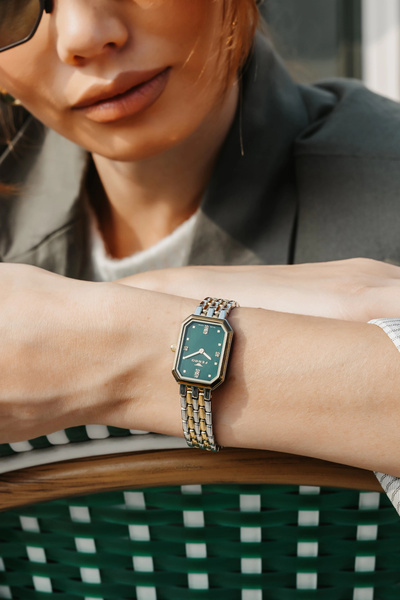 FERRO Yellow and Silver Steel Cord Women's Wristwatch Fl21752A-D6 3Atm Waterp...