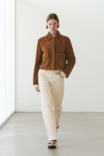 Massimo Dutti Süet deri ceket