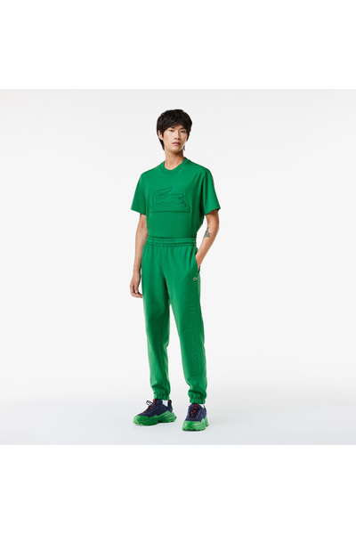 Lacoste Erkek Regular Fit Baskılı Yeşil Eşofman Altı
