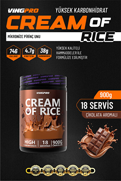 vingpro CREAM OF RİCE 900GR 18 SERVİS (çikolata)