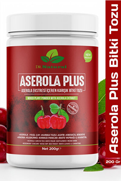 DRNATURAL Aserola Barbados Kirazı Ekstresi İçeren Karışık Bitki Tozu