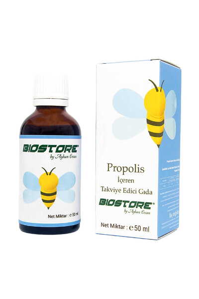 Biostore Propolis Takviye Edici Gıda (Alkolsüz) 50 ml