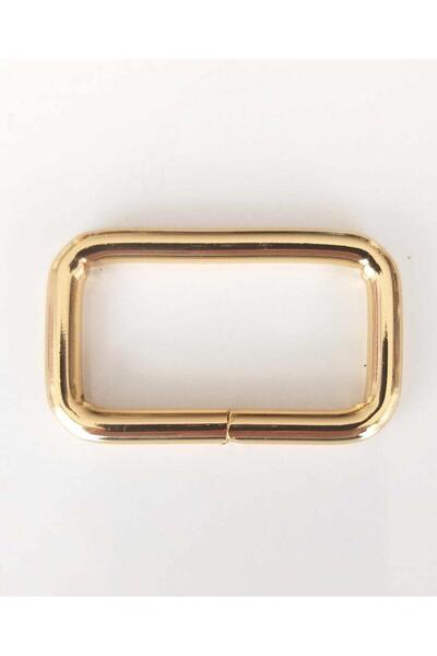 angel çanta aksesuar Ορθογώνιο Δαχτυλίδι 4 εκ. Ανοιχτό Χρυσό