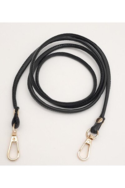 angel çanta aksesuar Culoare neagră 5 mm Piele sintetică Model Spaghetti Mâne...