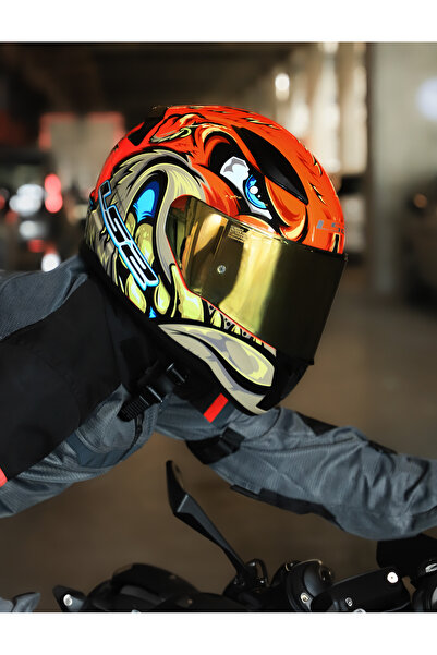 LS2 RAPID 2 SPOX KIRMIZI-GRİ KASK