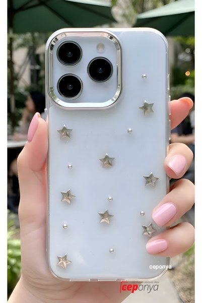 Ceponya جراب Infinix Hot 40i بتصميم وسادة هوائية وغطاء عمود شفاف فضي