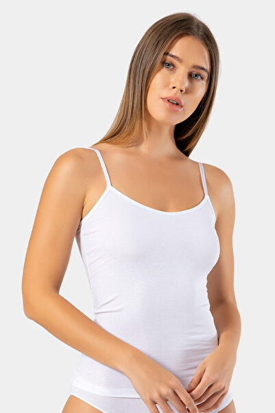 TÜREN 970 Women's Adjustable Strap Cotton Undershirt