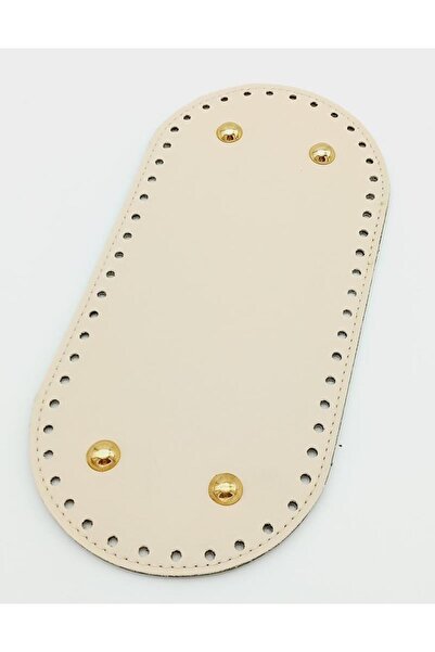 angel çanta aksesuar Piele artificială Culoare crem 25X12 cm Bază ovală pentr...