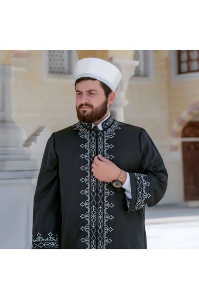 İkranur İbni Sina İmam Cübbesi Siyah