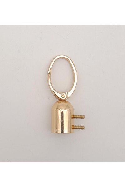 angel çanta aksesuar Αξεσουάρ Angel Bag 14 mm Ανοιχτόχρωμο Χρυσό Χρώμα Οβάλ Δ...