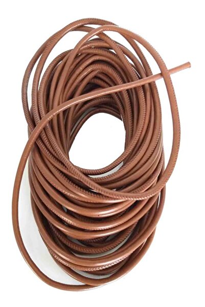 angel çanta aksesuar 1 metru 10 mm șnur din piele artificială culoare maro
