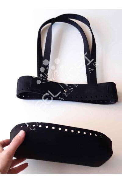 angel çanta aksesuar Piele sintetică din piele de căprioară neagră, suport du...