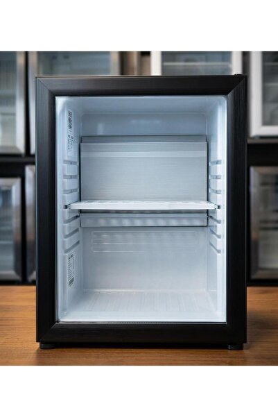 ISM Siyah Cam Kapılı Minibar Mini Buzdolabı Otel Tipi Sm-40g