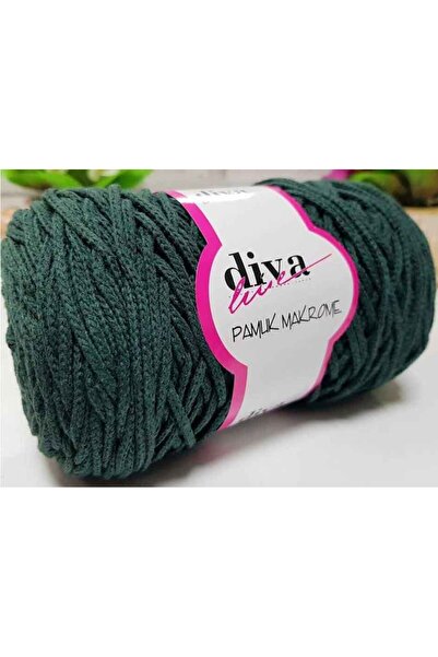 DİVA Αξεσουάρ τσάντας Angel Βαμβακερό Μακραμέ Σμαραγδί Πράσινο (Χοντρό)