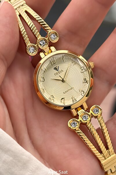 Fiesta ساعة يد نسائية F24069L بحزام فولاذي