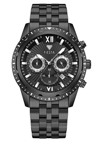 Fiesta F24080M Men's Wristwatch with Metal Band