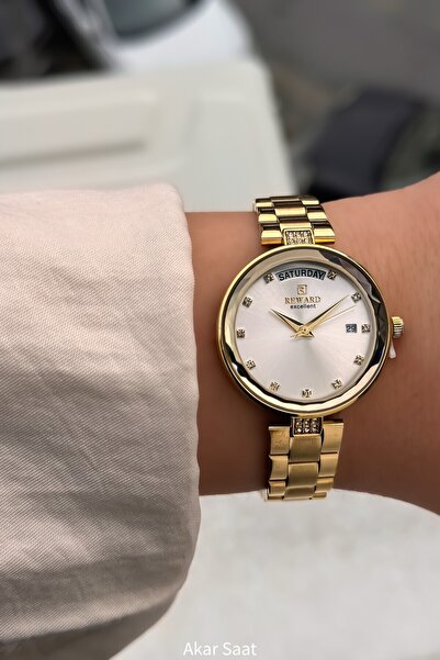 Reward ساعة يد نسائية بحزام فولاذي RD213832L