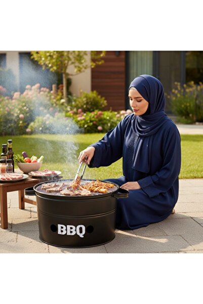 B&D شواية دلو B&D للشواء 34.5x30x20 سم، أسود