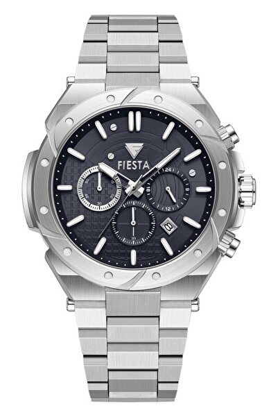 Fiesta ساعة يد رجالية F24072M بسوار معدني