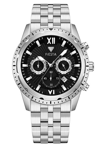 Fiesta F24080M Men's Wristwatch with Metal Band