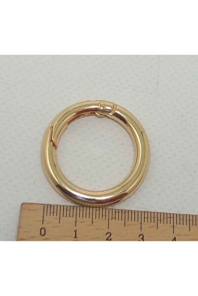 angel çanta aksesuar Χρυσό δαχτυλίδι με ελατήριο 2,5 εκ