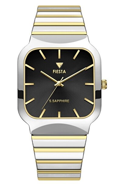 Fiesta ساعة يد رجالية F25014M بسوار معدني