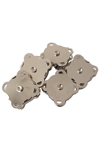 angel çanta aksesuar Πλεκτή τσάντα με μαγνήτη ασημί χρώμα 10 πακέτο