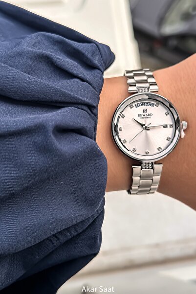 Reward ساعة يد نسائية بحزام فولاذي RD213832L