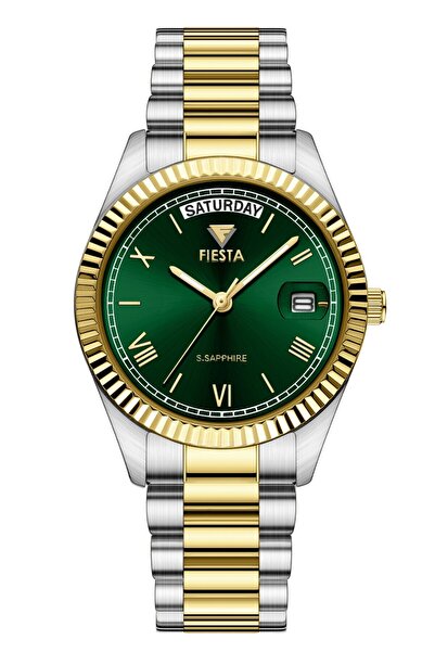 Fiesta ساعة يد نسائية F21077L بحزام فولاذي